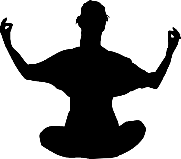 The image shows a black screen with two white dots on it.