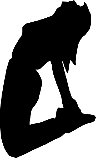 The image shows a black and white photo of an animal with its head sticking out from behind what appears to be a wall or barrier in two different positions: one where it is looking upwards towards something above itself, which could possibly be another object or person; and another position where it seems to have turned around.