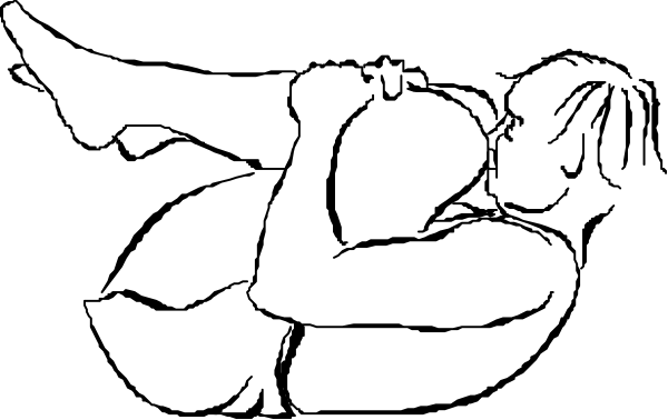 The image shows a black screen with white text that reads "Hello World!"