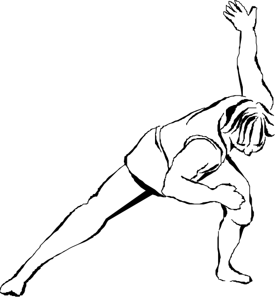 The image shows a simple black and white line drawing of two rectangles with rounded corners connected by straight lines to form an abstract shape resembling a stylized letter 't'.