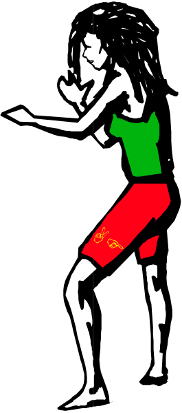 The image shows a black silhouette of an individual performing martial arts moves against a dark background with their arms raised in front of them as if striking outwardly.
