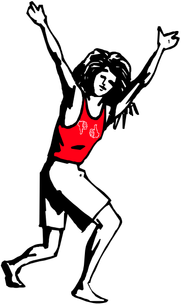 The black and white photo shows a person on skis jumping high into the air with their arms outstretched for balance against an outdoor background that is too dark to discern details of its surroundings.
