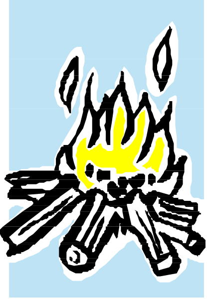 The image shows a black silhouette of an animal with yellow eyes peeking out from behind what appears to be a blue curtain in front of a window frame on a gray background.