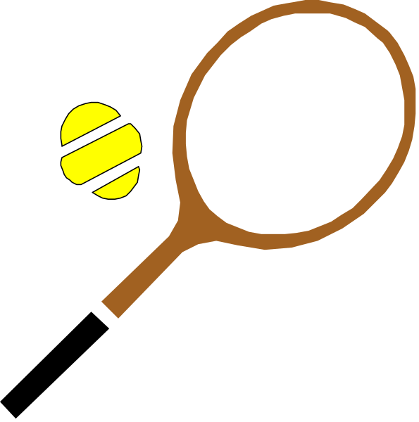 The image shows a tennis racket with an egg on it next to what appears to be a honeycomb cell symbolizing pollination in agriculture.