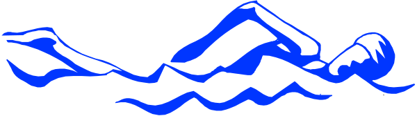 The image shows a blue wave with white foam on top of it against an ocean background.