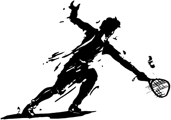 The black and white photo shows a blurry scene with indistinct shapes that could be interpreted as abstract figures; it's difficult to discern specific details due to its low resolution and lack of clear outlines, but there appears to be some sort of pattern or design in the center-right area.