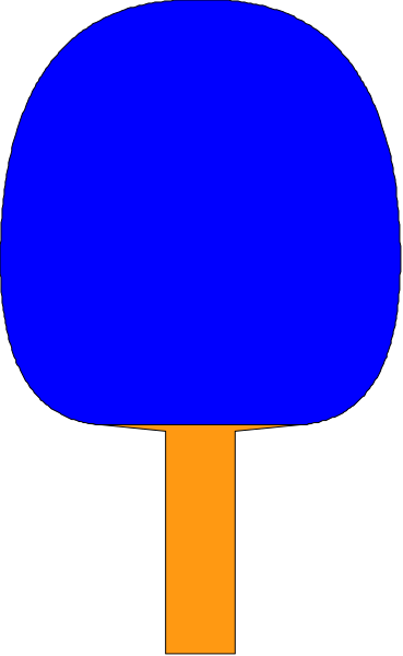 The image shows a blue tree with an orange sunset behind it on what appears to be a gray background.
