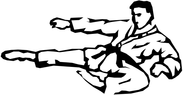 The black and white silhouette of a person sitting on an object that resembles a bench with another similar figure standing behind it in front of what appears to be a wall-mounted item.