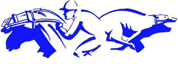 The image shows a blue horse with white spots standing on top of an ice cream cone that is placed inside another larger ice cream cone in what appears to be a kitchen environment.