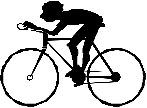 The image shows a black rectangle with two white rectangles inside it on either side of an empty space that appears to be in motion due to its blurred edges.