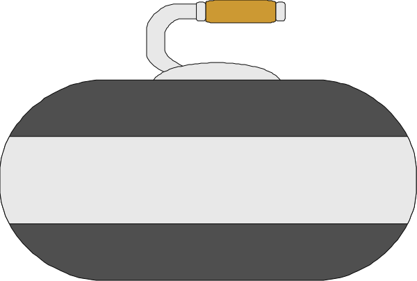 The image shows a black and white illustration of an object with two tubes connected to it by hoses; there is no text present in this clip-art picture.