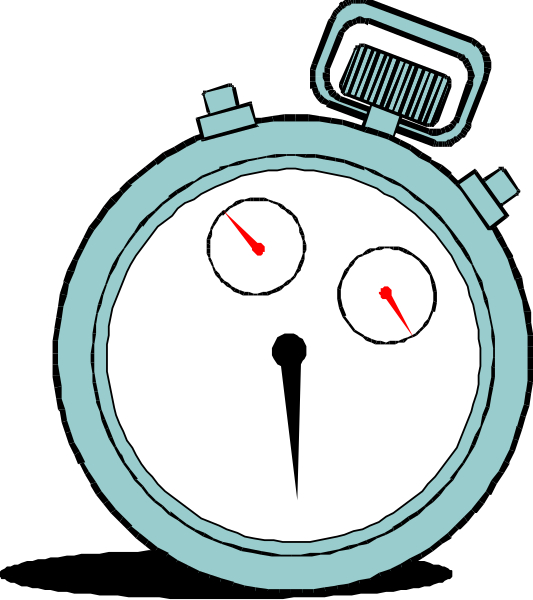 The image shows a cartoon of an alarm clock with eyes that appear to be wide open due to being set off by something outside its frame.