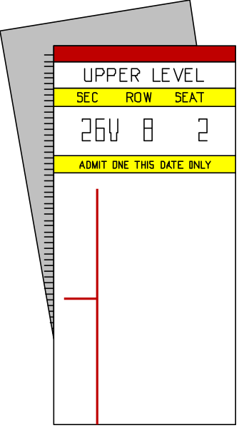 The image shows a digital representation of an airplane boarding pass with various details such as flight number, departure time, gate information, seat assignment (26B), date, and other standard traveler's data typically found on a ticket for identification purposes during check-in at the airport.