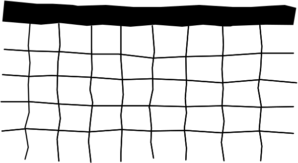 The image shows a black banner with white text that reads "Welcome to our new website."