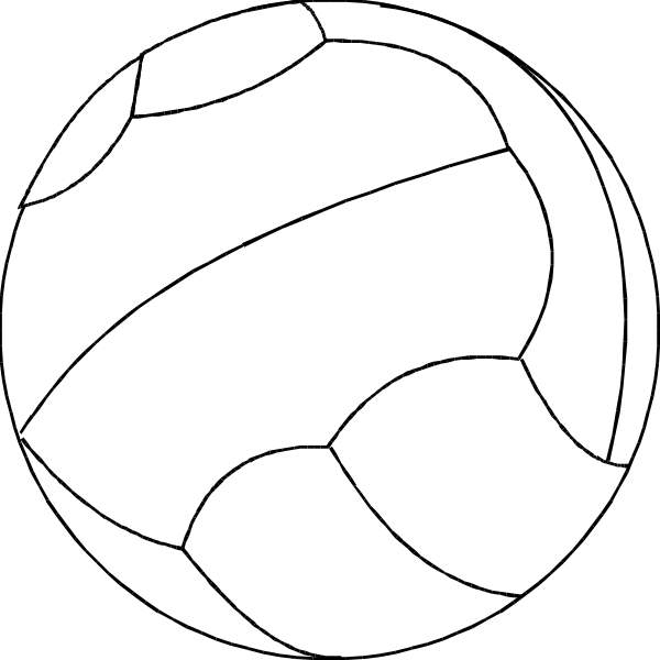 The black and white illustration shows two soccer balls with a background that appears to be dark blue space.