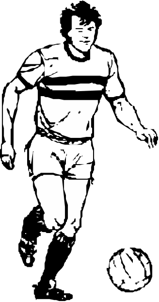 The black and white photo shows a person walking on ice with their arms outstretched for balance.