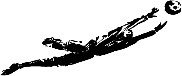 The image shows a black silhouette of an object with multiple protrusions on top against a dark background.