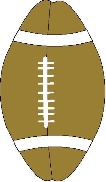 The image shows a football with stitched lines representing its panels on top of what appears to be an American flag background.