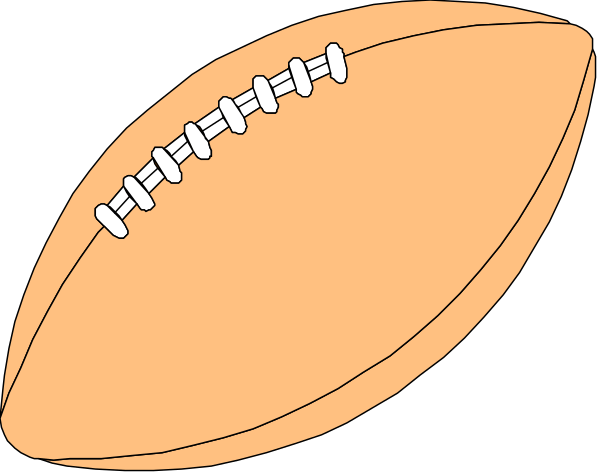 The image shows a football with stitched lines representing its panels on top of an American flag background.