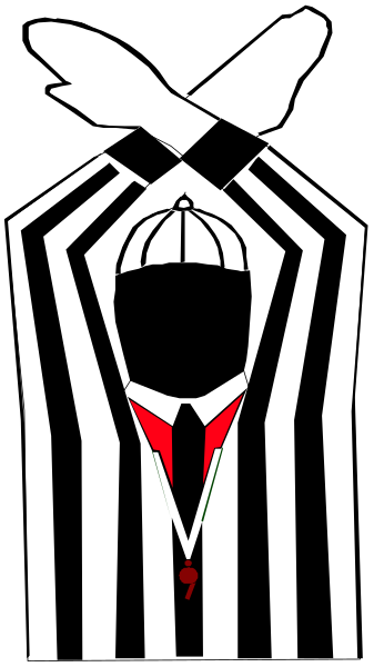 The black and white silhouette of a person holding their hands up to form wings while standing on top of what appears to be an open book with pages spread out beneath them.