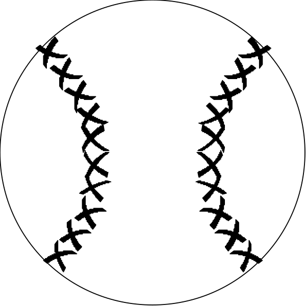 The image shows three baseballs with stitches on them against a black background; two of these balls have been cut open to reveal their interior structure while one remains intact.