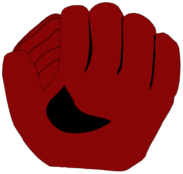 The image shows a red fist with an open palm inside of it against a black background.
