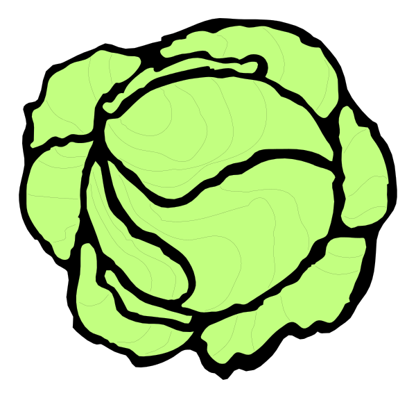 The image shows a stylized map with green lines indicating routes overlaid on top of it, resembling an abstract representation rather than realistic geography; there is no text present in this clip-art illustration.