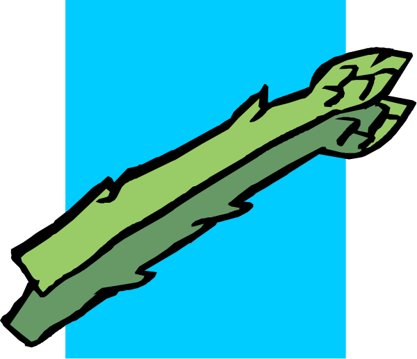 The image shows a green broccoli with two florets pointing upwards against a blue background on the left side of an LCD screen displaying what appears to be a pixelated representation of a hand holding another object, possibly in motion due to its blurred appearance and directional arrow indicating movement.