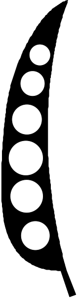 The image shows a row of circles on an abstract background with no other discernible elements present.