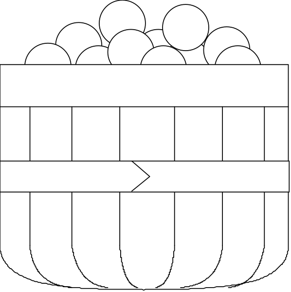 The black and white illustration shows a cartoon of an open treasure chest with gold coins spilling out onto a table below it.