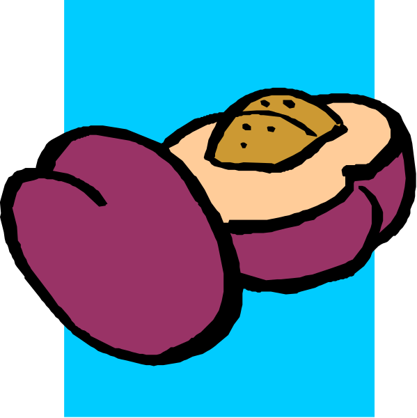 The image shows a cartoon of an egg with two halves on either side, each containing yolk but no shells; one half is purple while the other has yellow yolks inside it.
