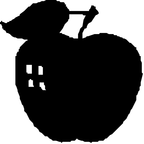 The black and white photo shows a dark background with two distinct shapes: an irregularly shaped object on top left corner that resembles a house or building structure; below it is another shape which appears to be a smaller, more rectangular form situated in the bottom right area of the image.