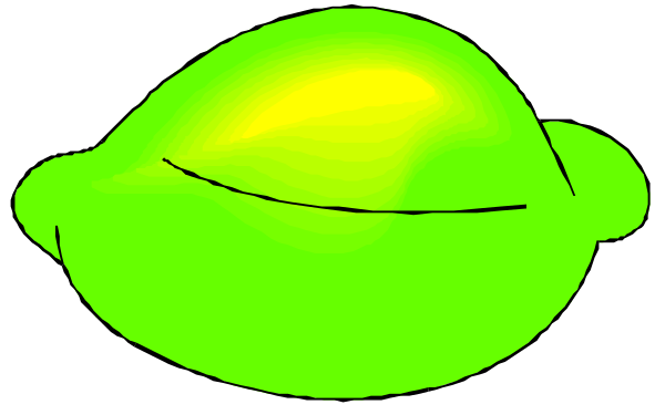 The image shows a green alien head with two eyes on top of its body against an orange background.