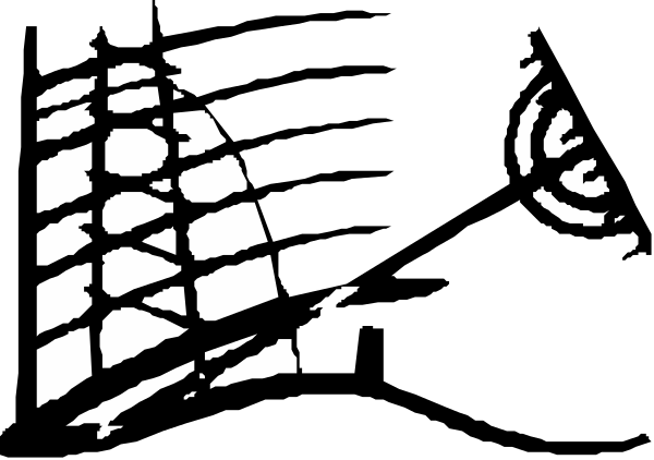 The black and white photo shows a close up of an object with textured patterns that resembles metal grating on its surface; it appears to be part of machinery or equipment due to these ridges.