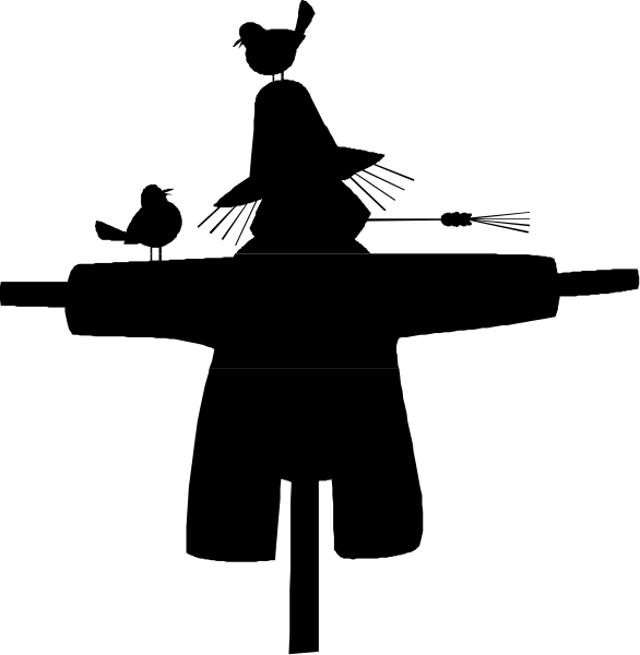 The image shows a black square with two white lines intersecting at right angles within it.