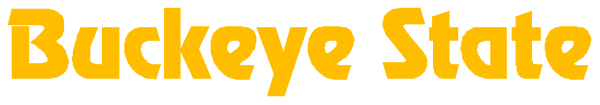 The text "BUCKEYE STATE" on a plain background with no other discernible elements present.