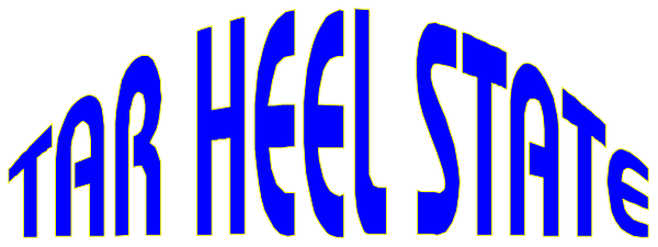 The text "STARHEEL STATE" on a gray background with blue lettering is visible at the bottom of an image that appears to be related to Starheel State University in North Carolina.