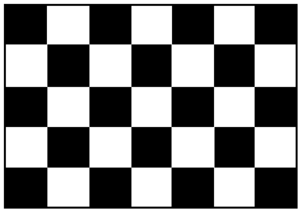 The image shows a black and white checkered pattern resembling chess pieces on what appears to be a gray background with no other discernible details visible in this small clip-art size version of it.