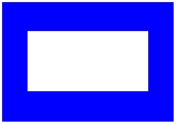 The image shows a blue pill with white text on it against a gray background.