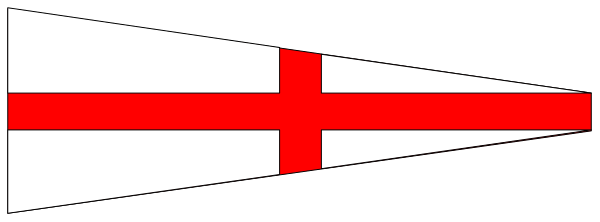 The image shows a pixelated representation of an American flag with red stripes on top and bottom edges against white backgrounds in between.
