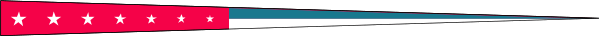 The image shows a gray background with two red stars on either side of what appears to be an American flag design atop a blue stripe that resembles water; there is no text present in this clip-art representation.
