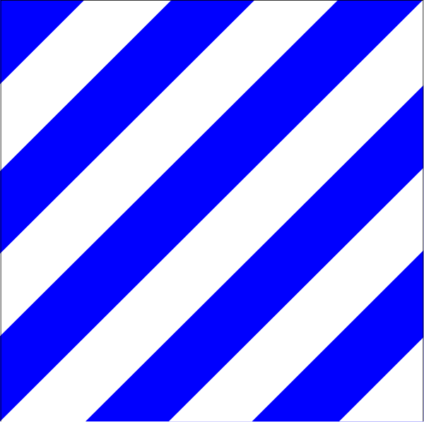 The image shows a blue striped background with white diagonal lines creating an abstract pattern that resembles waves or motion blur.