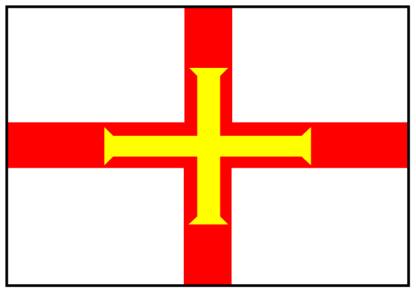The flag of Malta with a cross on it displayed above two horizontal lines that represent windowsills.