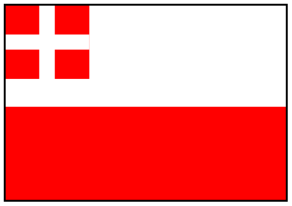 The flag of Romania with a pixelated border on it.