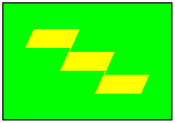 The image shows a pixelated representation of an electric guitar with green body and yellow pickups on it against a gray background.