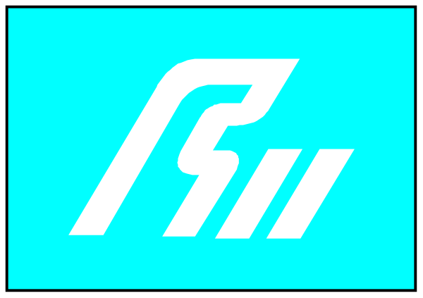 The image shows a stylized graphic of an abstract blue line with white dots on it against a gray background.