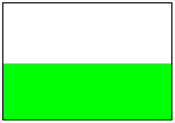 The image shows a simple line drawing of an abstract shape with two rectangles connected by lines on either side against a white background.