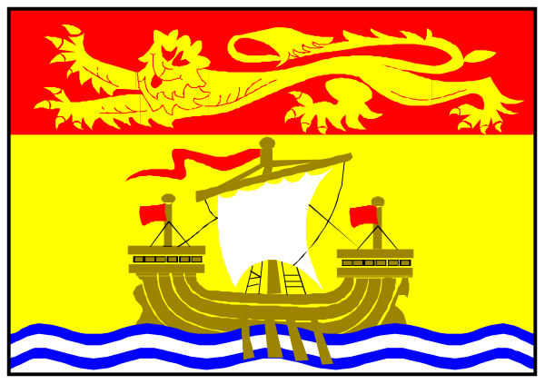 The image shows a stylized depiction of two ships on water with flags flying from their masts; there is no text present in this clip-art illustration.