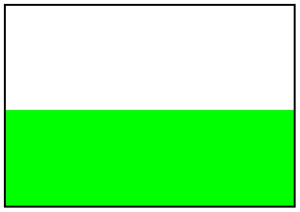 The image shows a simple line drawing of an abstract shape with two rectangles connected by lines on either end against a white background.