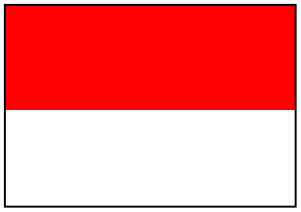The image shows a red line segment with two endpoints on either side of what appears to be an abstract shape resembling a house in white coloring within a gray background.